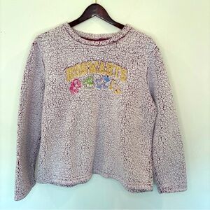 Harry Potter Hogwarts Sherpa Fleece Sleepwear Pullover Pajama Top Women's XL